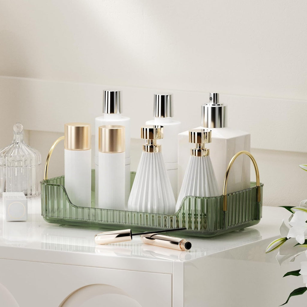 YCIA&DONE Bathroom Organizer Countertop, Makeup Storage, Skincare