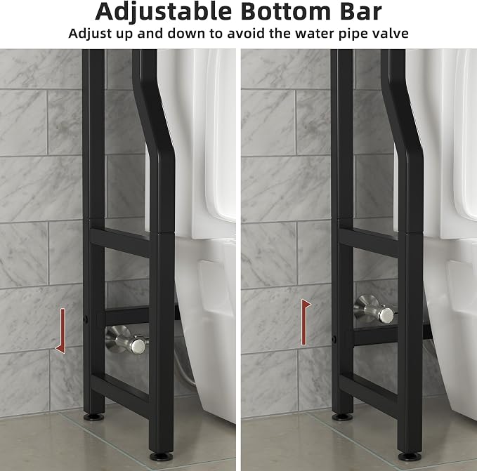 3 Tier Over The Toilet Storage Rack - Image 5