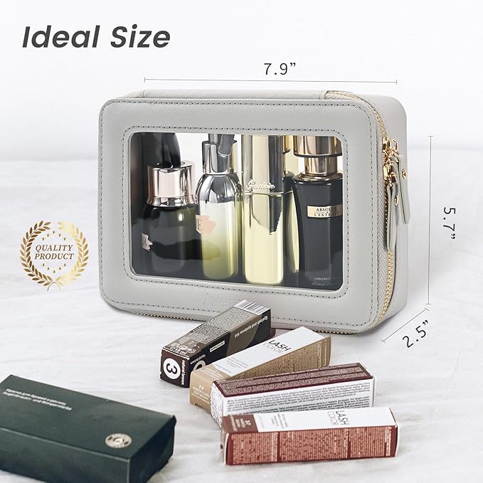 Aveniee Clear Makeup Bag Organizer, Travel Toiletry Bag - Image 4