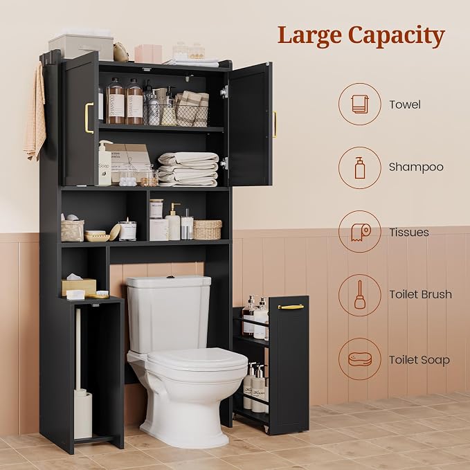Over The Toilet Storage Cabinet - Image 6