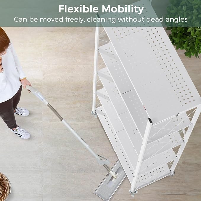DEANIC 5 Tier Foldable Storage Shelves - Image 10