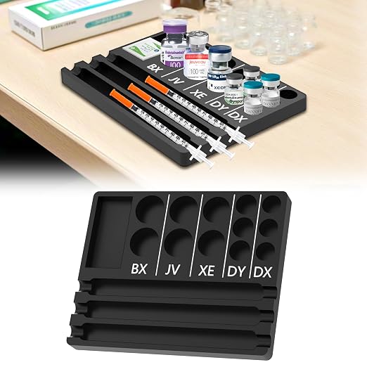 Aesthetic Practitioner Vial Holder Syring Tray, Spill-Resistant Vial Holder & by Unknown