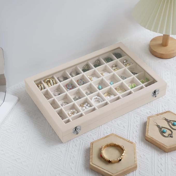 Stratalife Jewelry Organizer 40 Grid Jewelry Trays - Image 6