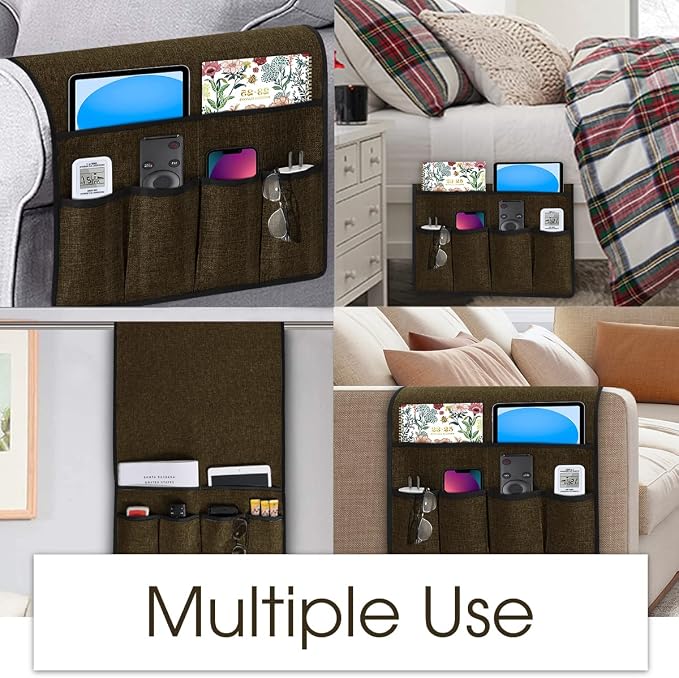 Joywell Tv Controller Holder for Couch Armchair Caddy Recliner Armrest - Image 5