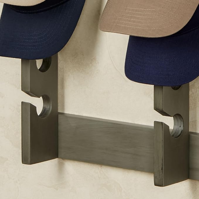 Touch of Class Wooden Ball Cap Display Wall Rack - Image 5