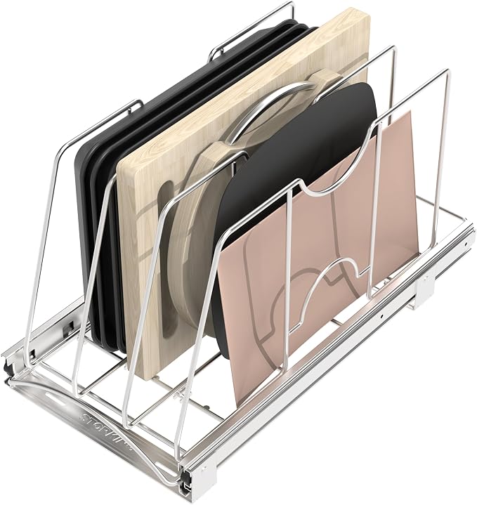 Pull Out Cookie Sheet Organizer by STORKING