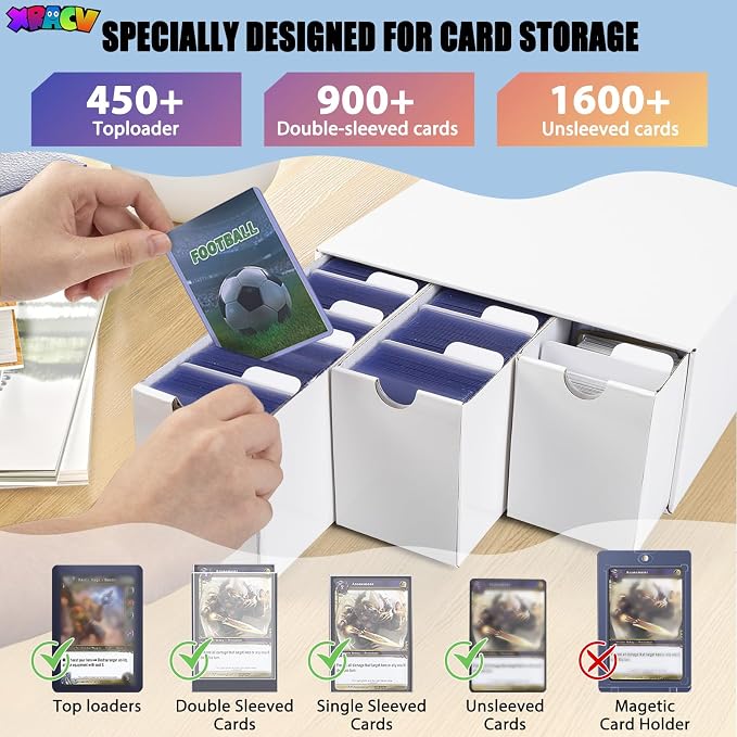 Trading Card Storage Box, Top Loaders Storage Box - Image 2