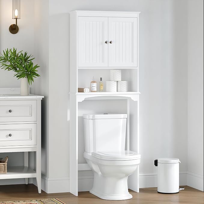 Spirich Over The Toilet Storage Cabinet, Bathroom Shelf Over Toilet, Bathroom by SpirichLLC