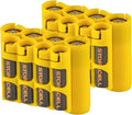 Storacell AA + AAA Combo Battery Storage Caddy and Dispenser, Holds 4 AA + 4 by Storacell