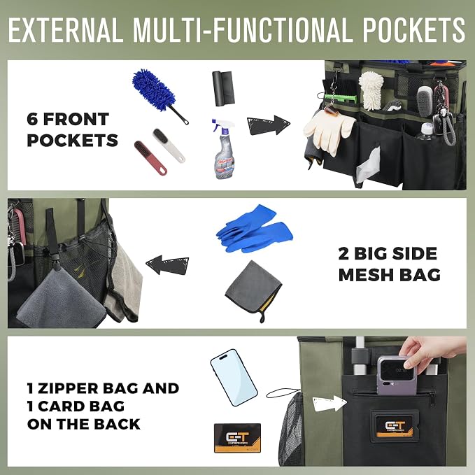 Rolling Cleaning Caddy Bag - Image 2