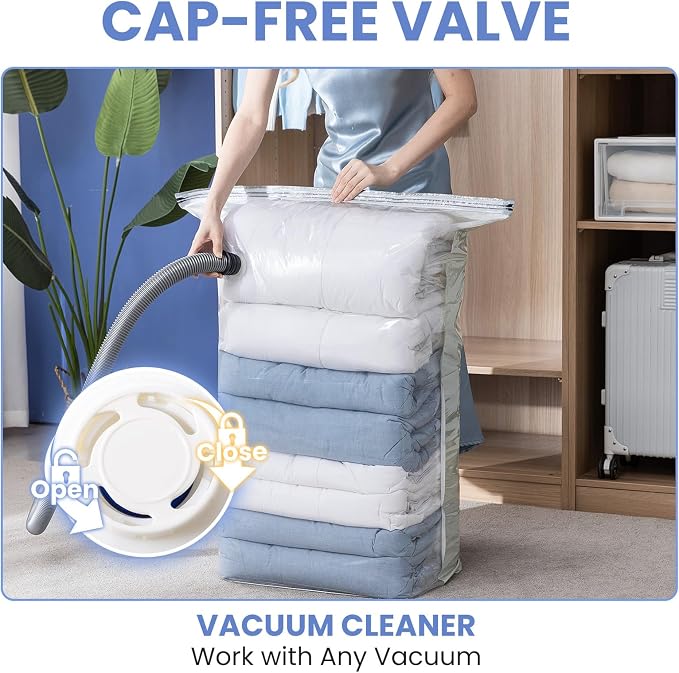 8 Pack Vacuum Storage Bags, Cube Combo, Vacuum Seal Bags - Image 4