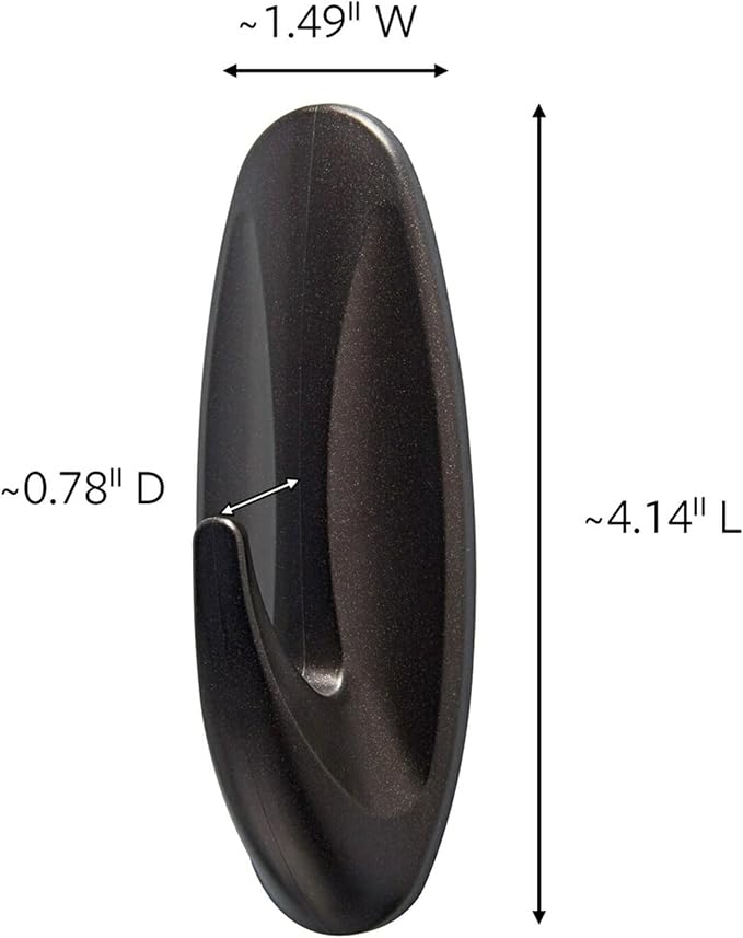 Command Outdoor Large Hooks, Holds up to 5 lbs, Damage Free Hanging Wall Hooks - Image 3
