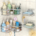 Yazoni Corner Shower Caddy, Rustproof Bathroom Shower Organizer Storage by Yazoni