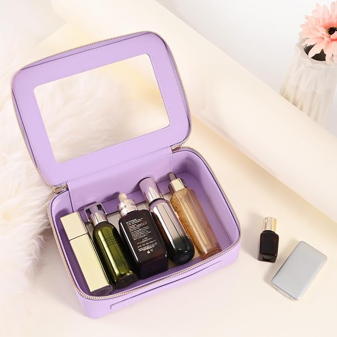 Aveniee Clear Makeup Bag Organizer, Large Travel Toiletry Bag - Image 6