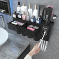 iHave Toothbrush Holders for Bathrooms, 4 Cups Toothbrush Holder Wall Mounted by ihave