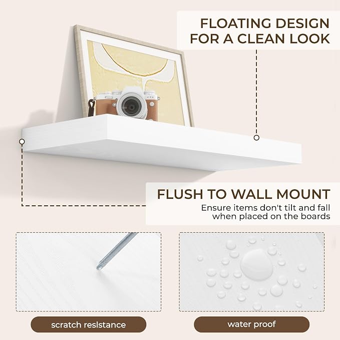 RICHFOCUS 24Inch Floating Shelves - Image 6