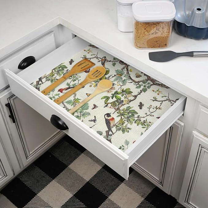 Drawer and Shelf Liner for Kitchen Cabinets Non-Adhesive Cabinet Liner - Image 3