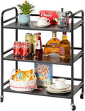 HDANI 3 Tier Metal Utility Multipurpose Rolling Cart, Large Capacity Heavy Duty by HDANI