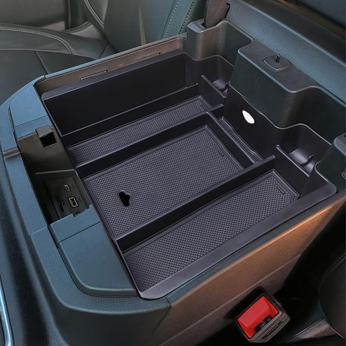 Center Console Armrest Box Organizer Tray by Zxiaochun