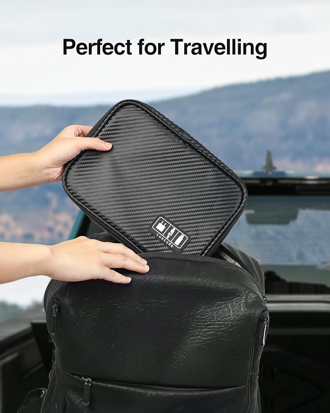 Luxtude Cord Organizer Travel, Cable Organizer Bag, Portable Electronics - Image 7
