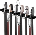 Belt Hanger for Closet Max 42 Belts, 2-in-1 Wall Mount Belt Organizer by Cuipingoo
