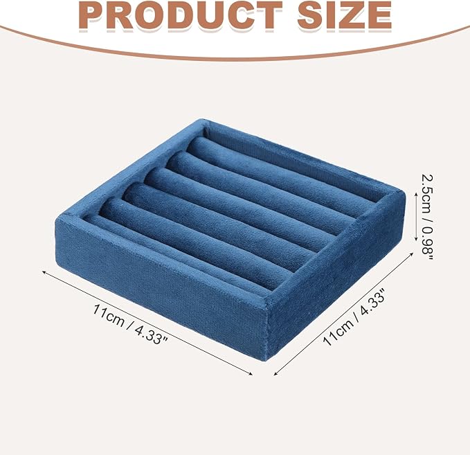 uxcell Stackable Jewelry Storage Tray, Jewelry Tray Drawer Organizer, Small - Image 2