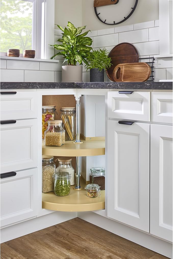 Rev-A-Shelf 2 Tier Pie-Cut Lazy Susan - Image 2
