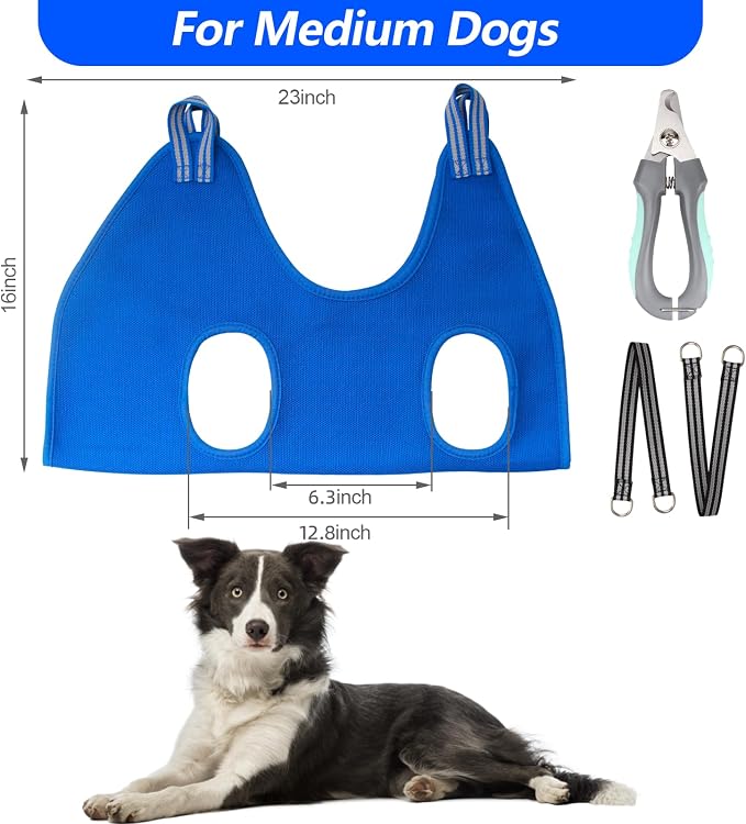 Pet Dog Grooming Hammock Harness - Image 3