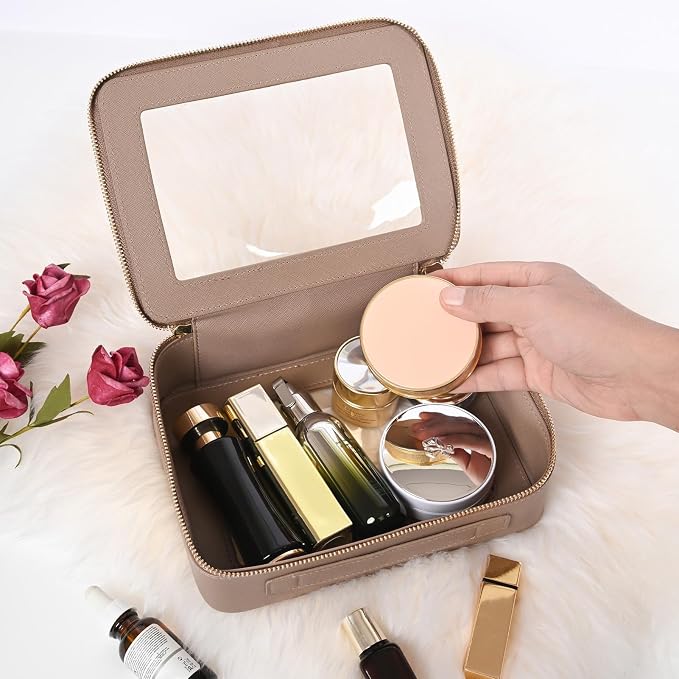 Aveniee Clear Makeup Bag Organizer, Large Travel Toiletry Bag - Image 2