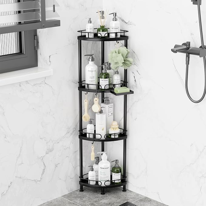 SWTYMIKI Corner Shower Caddy Standing by SwtyMiki-TidyHomeSweetLife