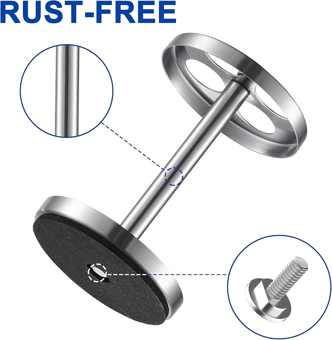 Brushed 18/8 Stainless-Steel Toothbrush Holder Stand: Rustproof Bathroom - Image 5