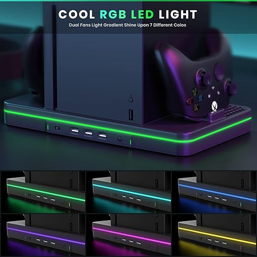 Charging Stand with Cooling Fan, CODOGOY Vertical Stand Compatible with Xbox - Image 5