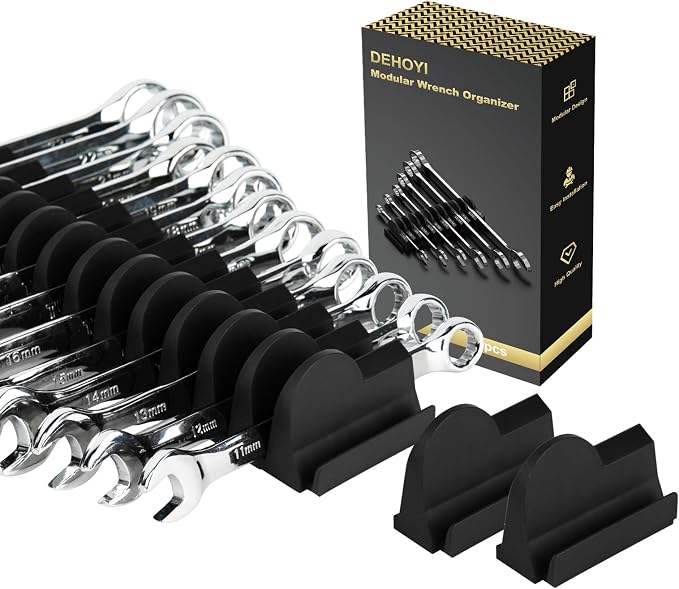24pcs Modular Wrench Organizers by DEHOYI