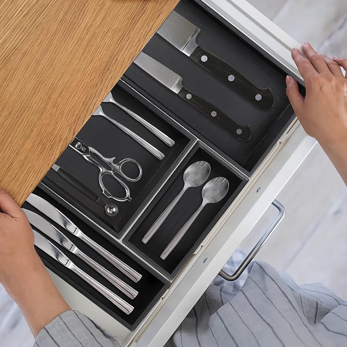 Bamboo Drawer Organizer - Image 3