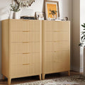 Fluted Dresser for Bedroom by TOKSOM