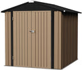 Flamaker 6x8 FT Storage Shed Waterproof Metal Garden Shed by Flamaker