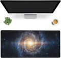 Desk Mat, Spiral Galaxy and Stars Gaming Mouse Pad, XXL Extended Mouse Pad Mat by MIOAOSRT