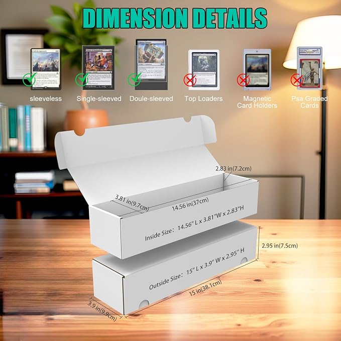 Collectible Trading Cards Storage Box, Card Storage Box - Image 9