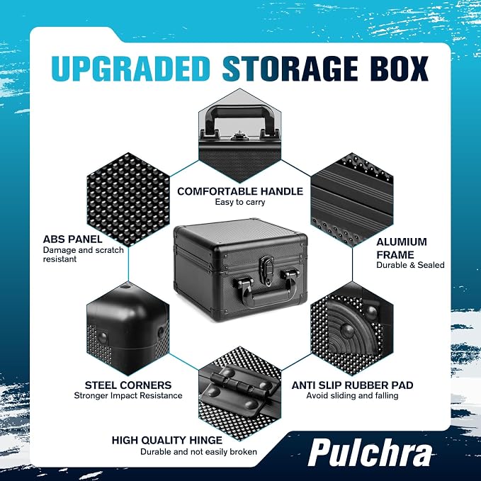 Pulchra Graded Card Storage Box, Top Loaders Case, Sports Trading Box, Slab PSA - Image 4