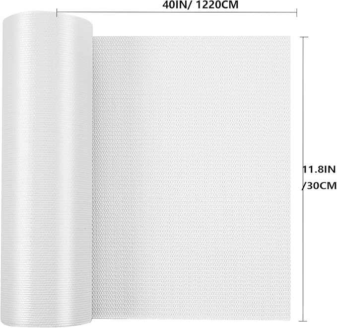 Shelf Liner, 11.8 Inches x 40 FEET Non-Slip Kitchen Cabinet Liner, Washable - Image 5