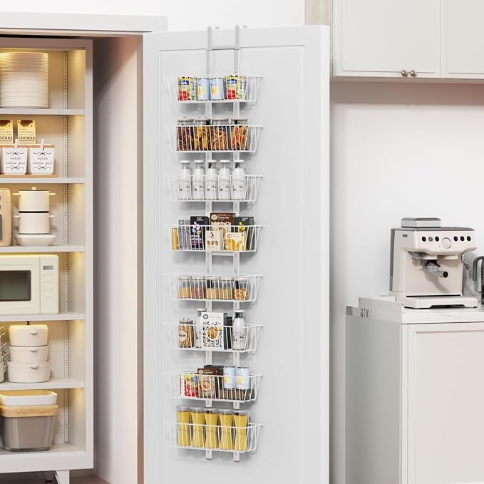 8-Tier Over Door Pantry Organizer by Upesitom