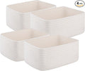 OIAHOMY 4 Pack Storage Baskets for Organizing, Small Bins for Shelves, Cute by MasterofSpaceOptimization