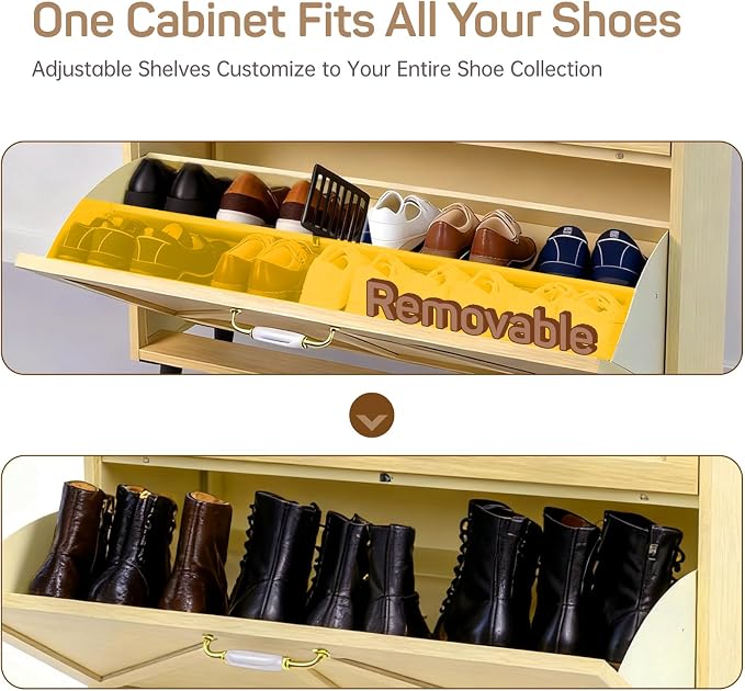 Shoe Storage Cabinet for Entryway - Image 3