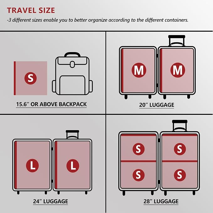 15 Pack Travel Vacuum Storage Bags - Image 3