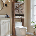 ACCOHOHO Over The Toilet Storage Cabinet, Farmhouse Bathroom Cabinet by ACCOHOHO