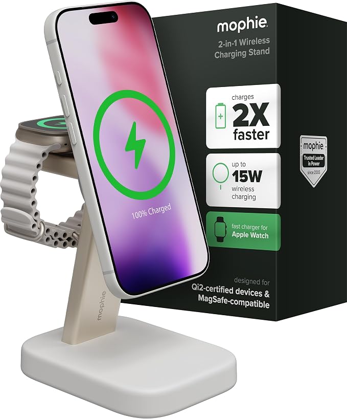 Mophie 2-in-1 Wireless Charging Stand by mophie