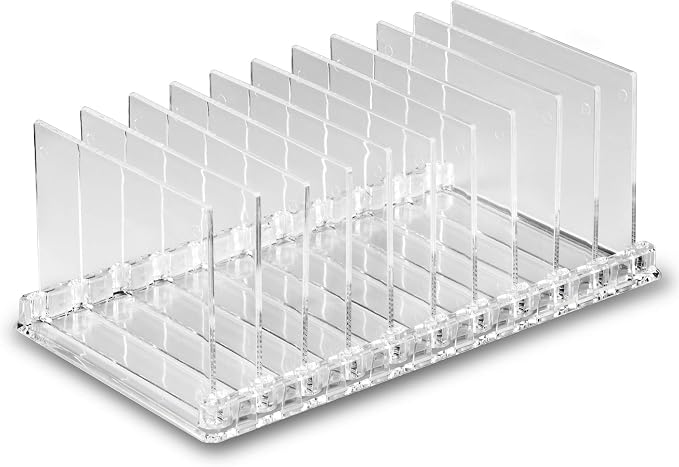 BY ALEGORY Acrylic Makeup Storage Eyeshadow Palette Organizer w/Removable - Image 4