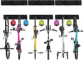 Sinoer 60.36in Vertical Wall Bike Rack Holds 6 Bikes 5 Helmet Hooks