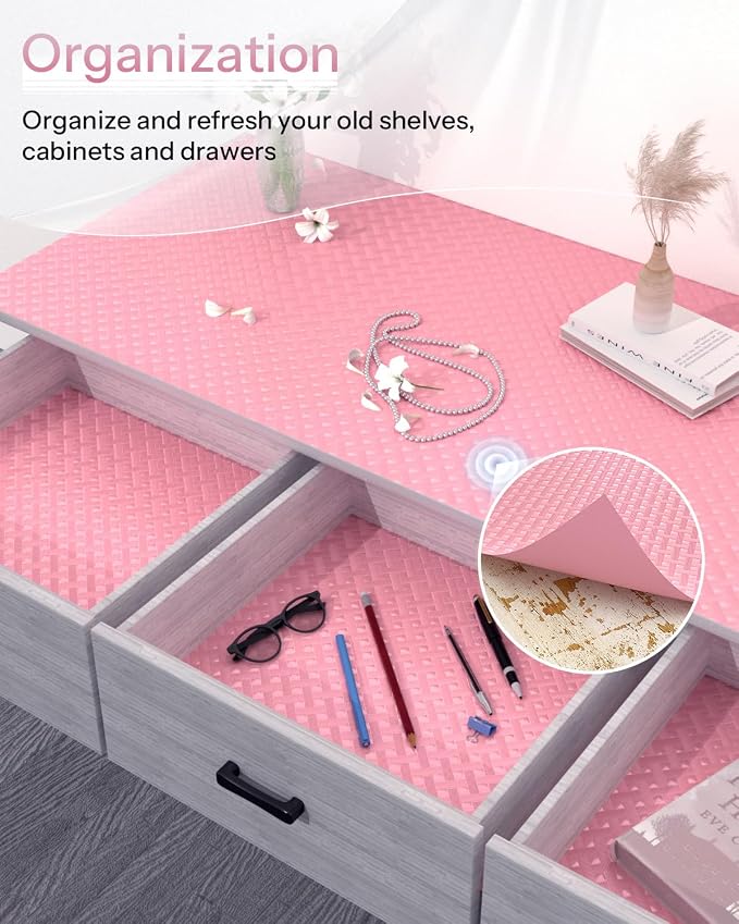 Shelf and Drawer Liner for Kitchen Cabinet, Non-Adhesive 24in x 240in - Image 5