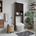 Over The Toilet Storage Cabinet, Behind Toilet Bathroom Organizer by GROZING
